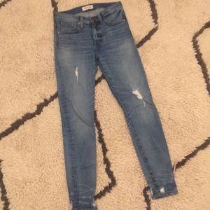 Madewell NWOT 9inch rise jeans